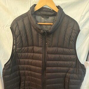 Solaris Puffy Vest 3XLT Dillard's brand black Big and Tall, Big & Tall